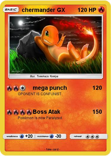 Pokemon chermander GX