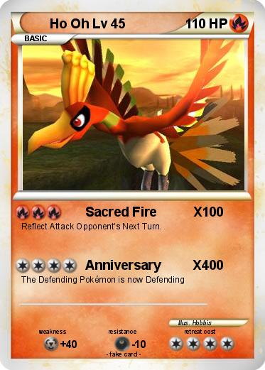 Pokemon Ho Oh Lv 45