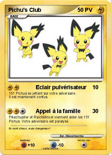 Pokemon Pichu's Club