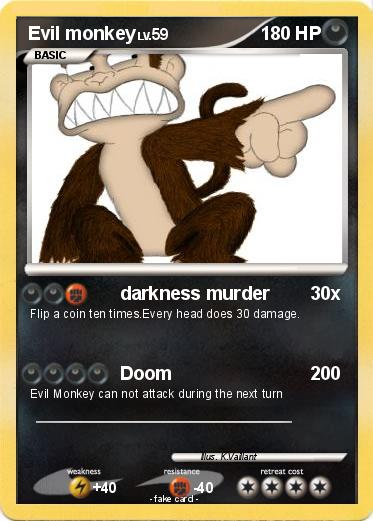 Pokemon Evil monkey