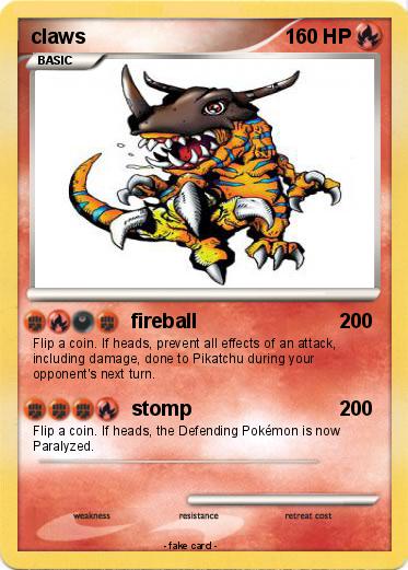 Pokemon claws