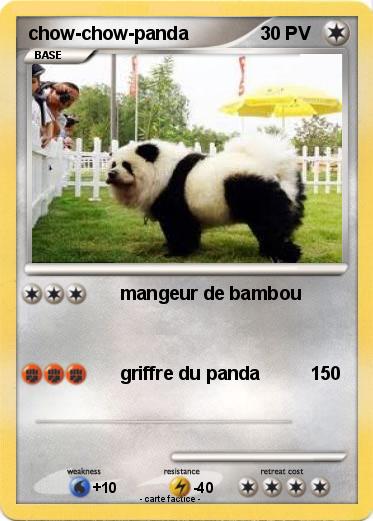 Pokemon chow-chow-panda