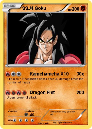 Pokemon SSJ4 Goku