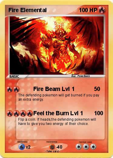 Pokemon Fire Elemental