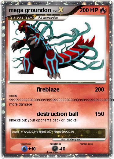 Pokemon mega groundon