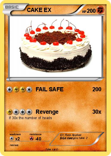 Pokemon CAKE EX