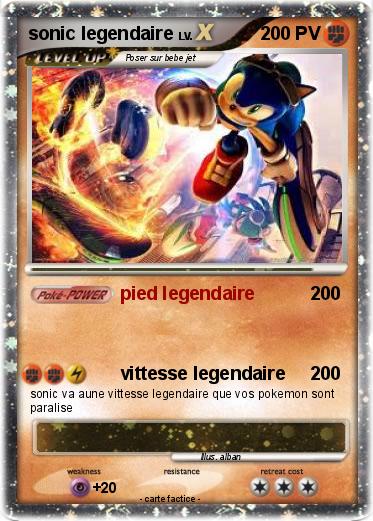 Pokemon sonic legendaire