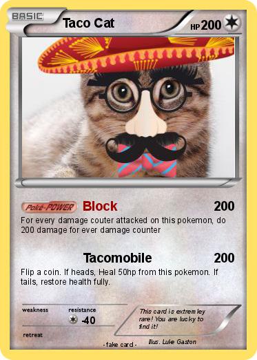 Pokemon Taco Cat