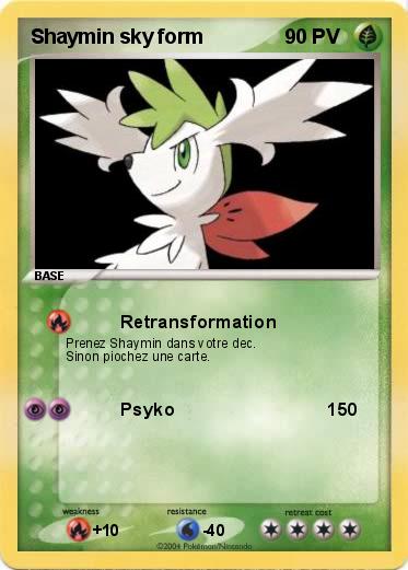 Pokemon Shaymin sky form