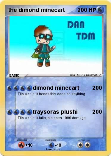 Pokemon the dimond minecart