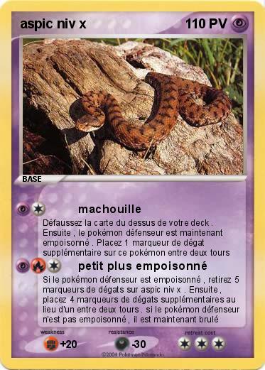 Pokemon aspic niv x