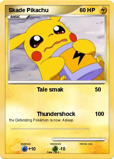 Pokemon Skade Pikachu