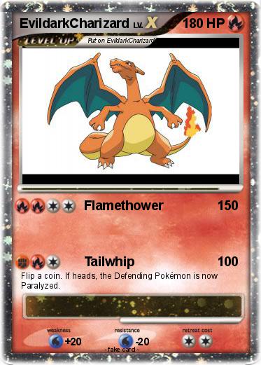 Pokemon EvildarkCharizard