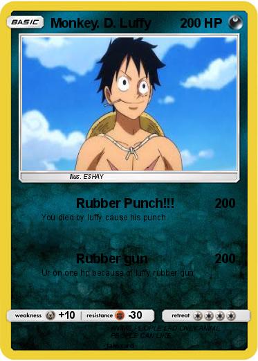 Pokemon Monkey. D. Luffy
