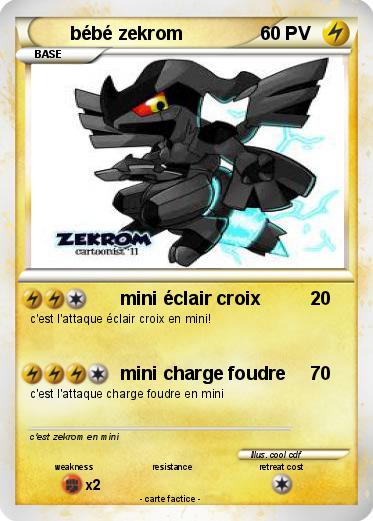 Pokemon bébé zekrom