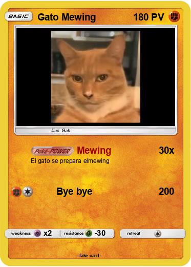 Pokemon Gato Mewing