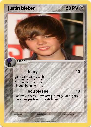 Pokemon  justin bieber