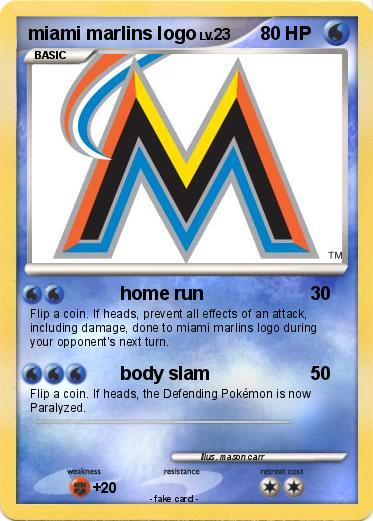 Pokemon miami marlins logo