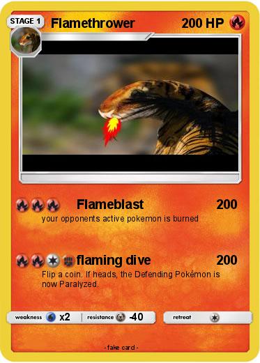 Pokemon Flamethrower