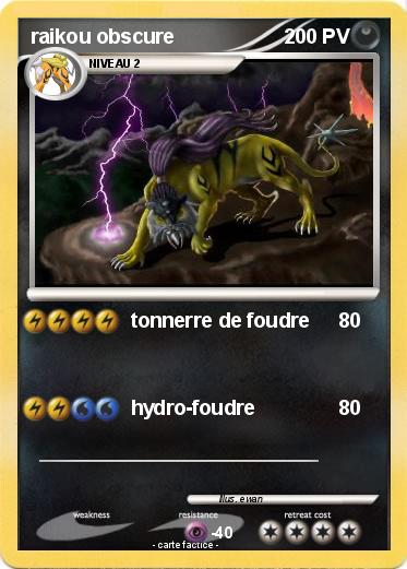 Pokemon raikou obscure