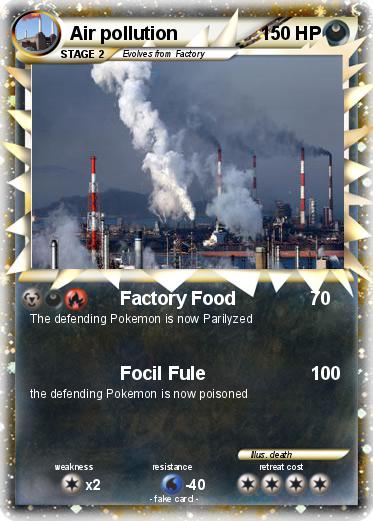 Pokemon Air pollution