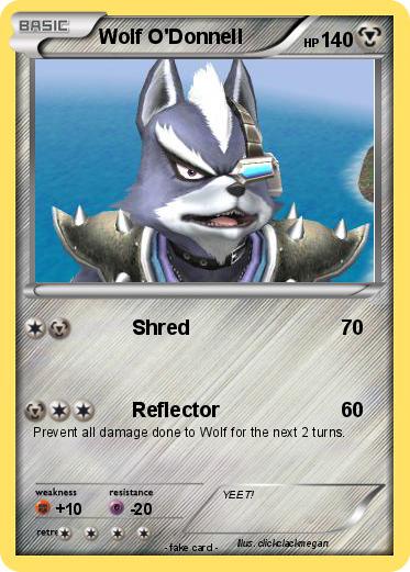 Pokemon Wolf O'Donnell