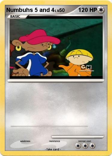 Pokemon Numbuhs 5 and 4