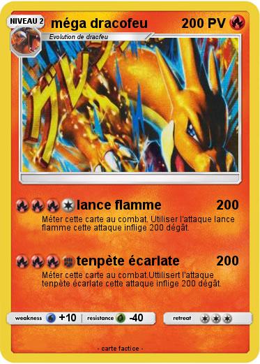 Pokemon méga dracofeu