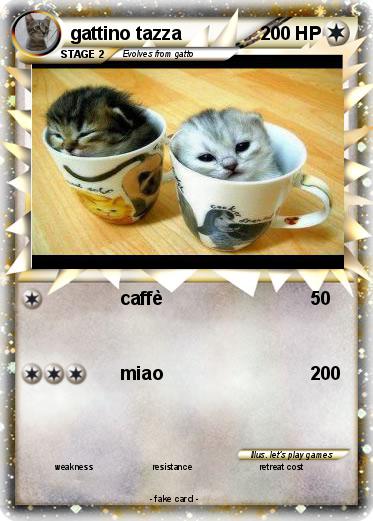 Pokemon gattino tazza