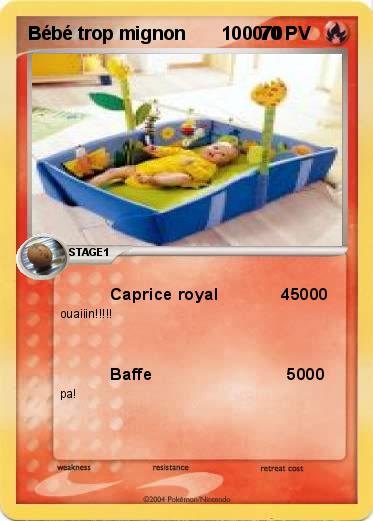 Pokemon Bébé trop mignon       100070