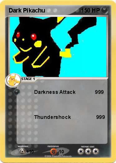 Pokemon Dark Pikachu