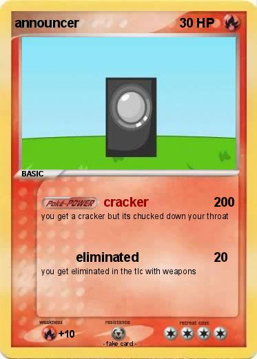 Pokemon announcer