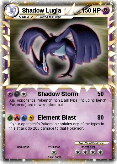 Pokemon Shadow Lugia