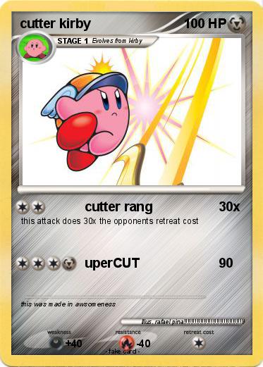 Pokemon cutter kirby