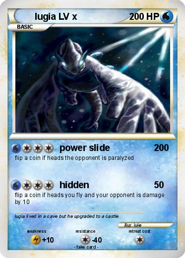Pokemon lugia LV x