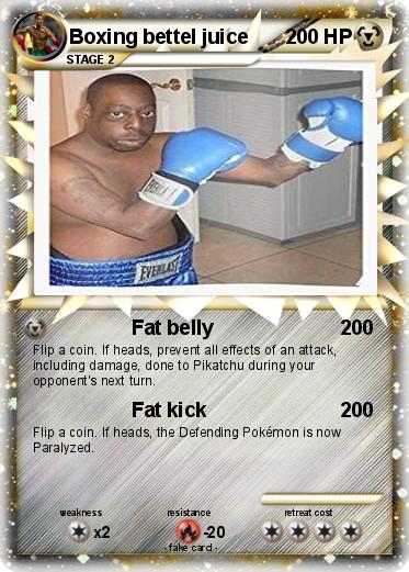 Pokemon Boxing bettel juice