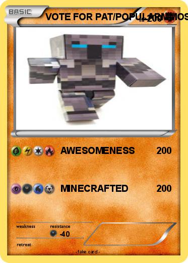 Pokemon VOTE FOR PAT/POPULARMMOS!!!!!!!