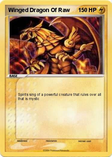 Pokemon Winged Dragon Of Raw