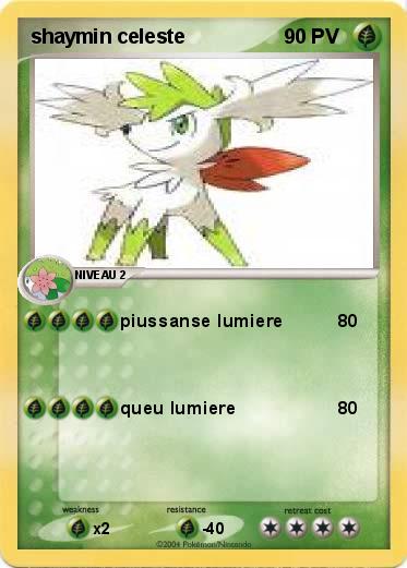 Pokemon shaymin celeste