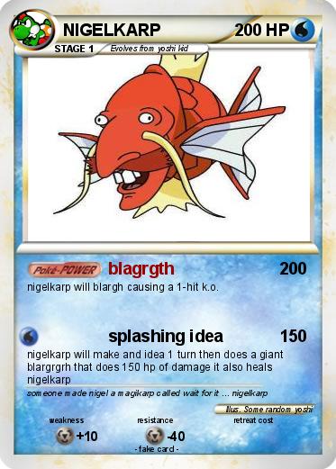 Pokemon NIGELKARP