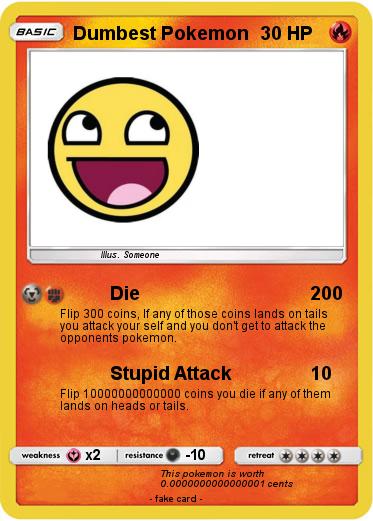 Pokemon Dumbest Pokemon