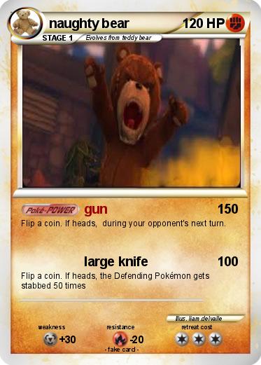Pokemon naughty bear