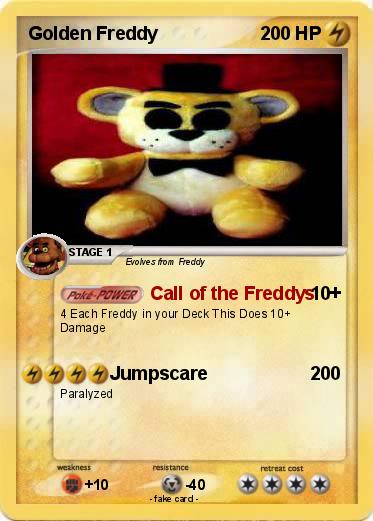 Pokemon Golden Freddy
