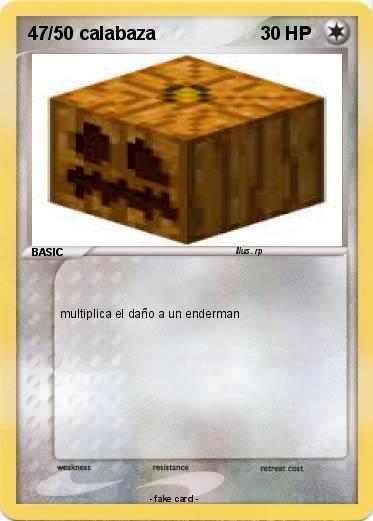 Pokemon 47/50 calabaza