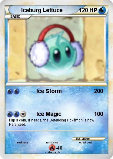 Pokemon Iceburg Lettuce