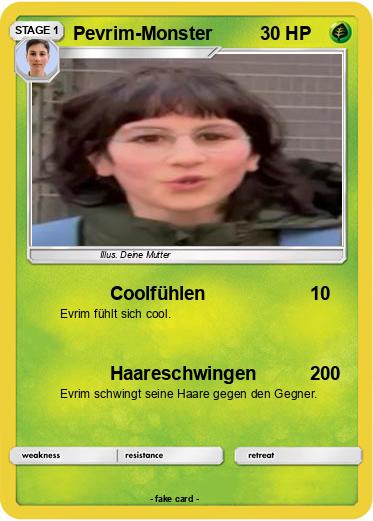 Pokemon Pevrim-Monster