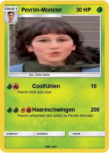 Pokemon Pevrim-Monster