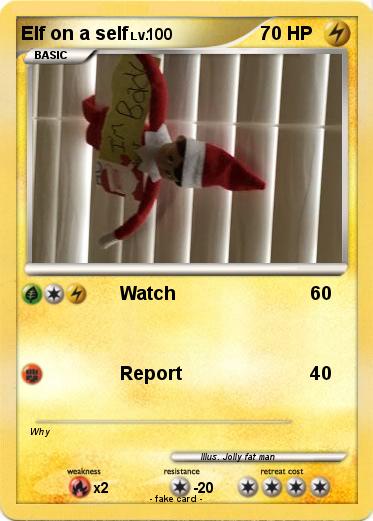 Pokemon Elf on a self
