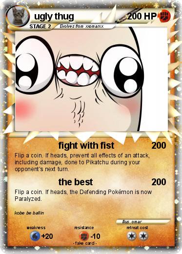 Pokemon ugly thug