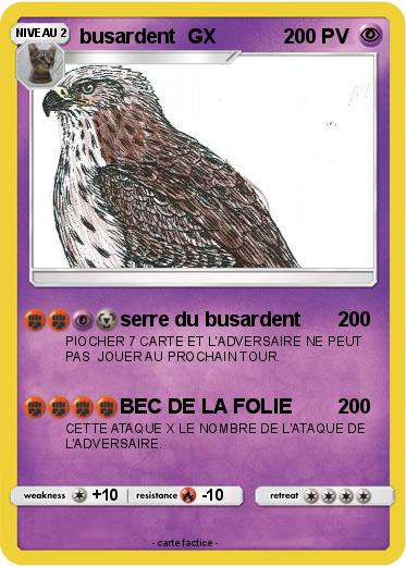 Pokemon busardent  GX
